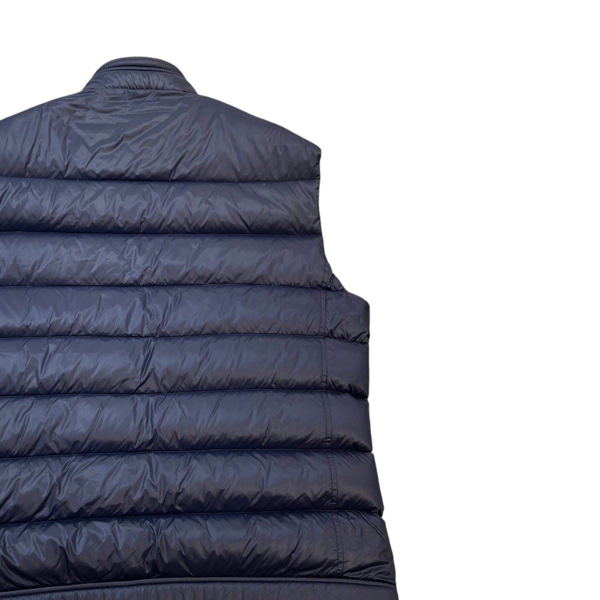 Men's Re-Nylon Plaque Logo Gilet Navy Size 3XL - Photo 4