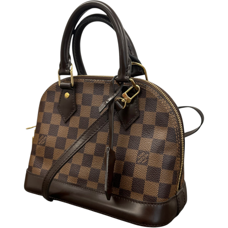 Women's Damier Ebene Alma BB Handbag Brown