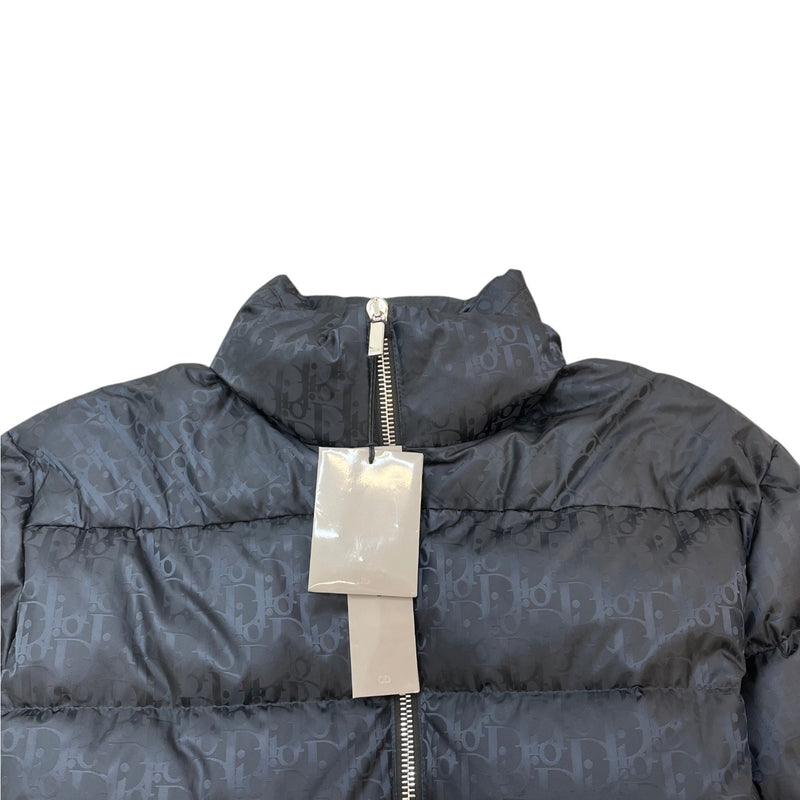 Men's Oblique Down Jacket Navy Size IT 56 / XXXL
