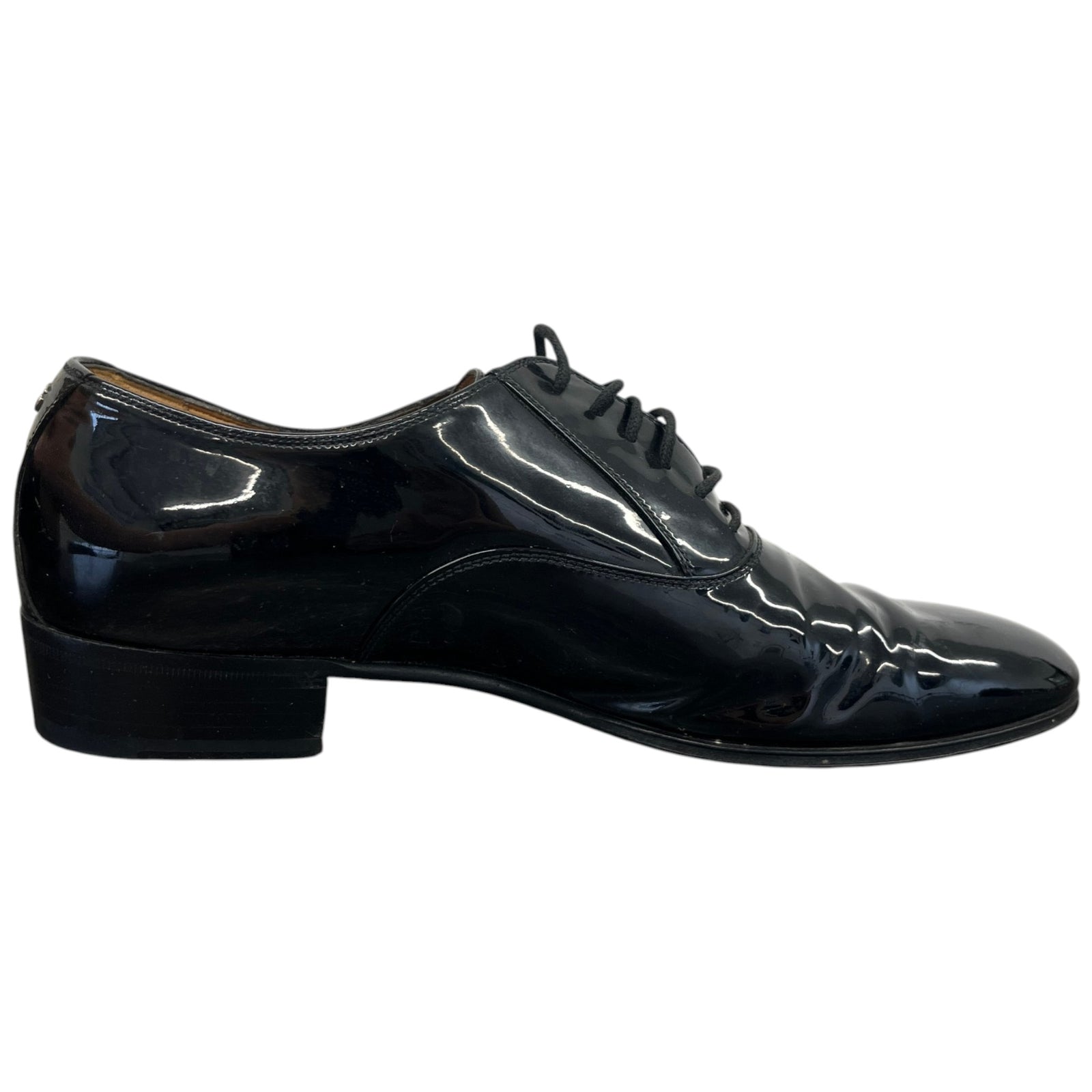 Men's Lace Ups Loafers Black Size EU 42 / UK 8 - Photo 4