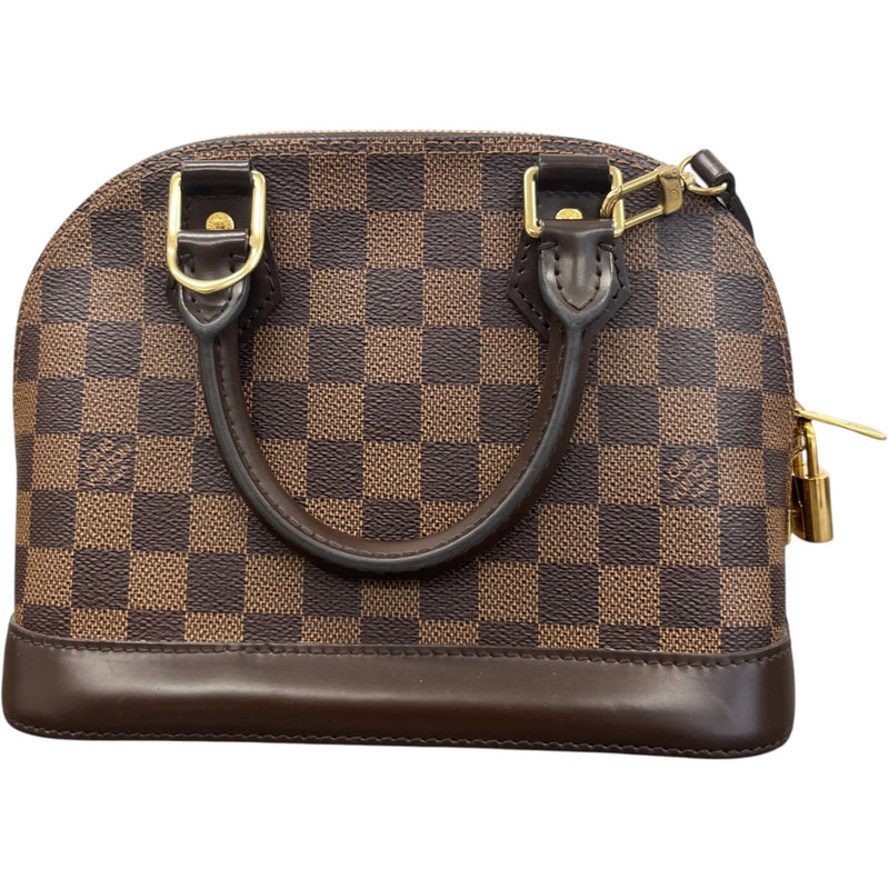 Women's Damier Ebene Alma BB Handbag Brown