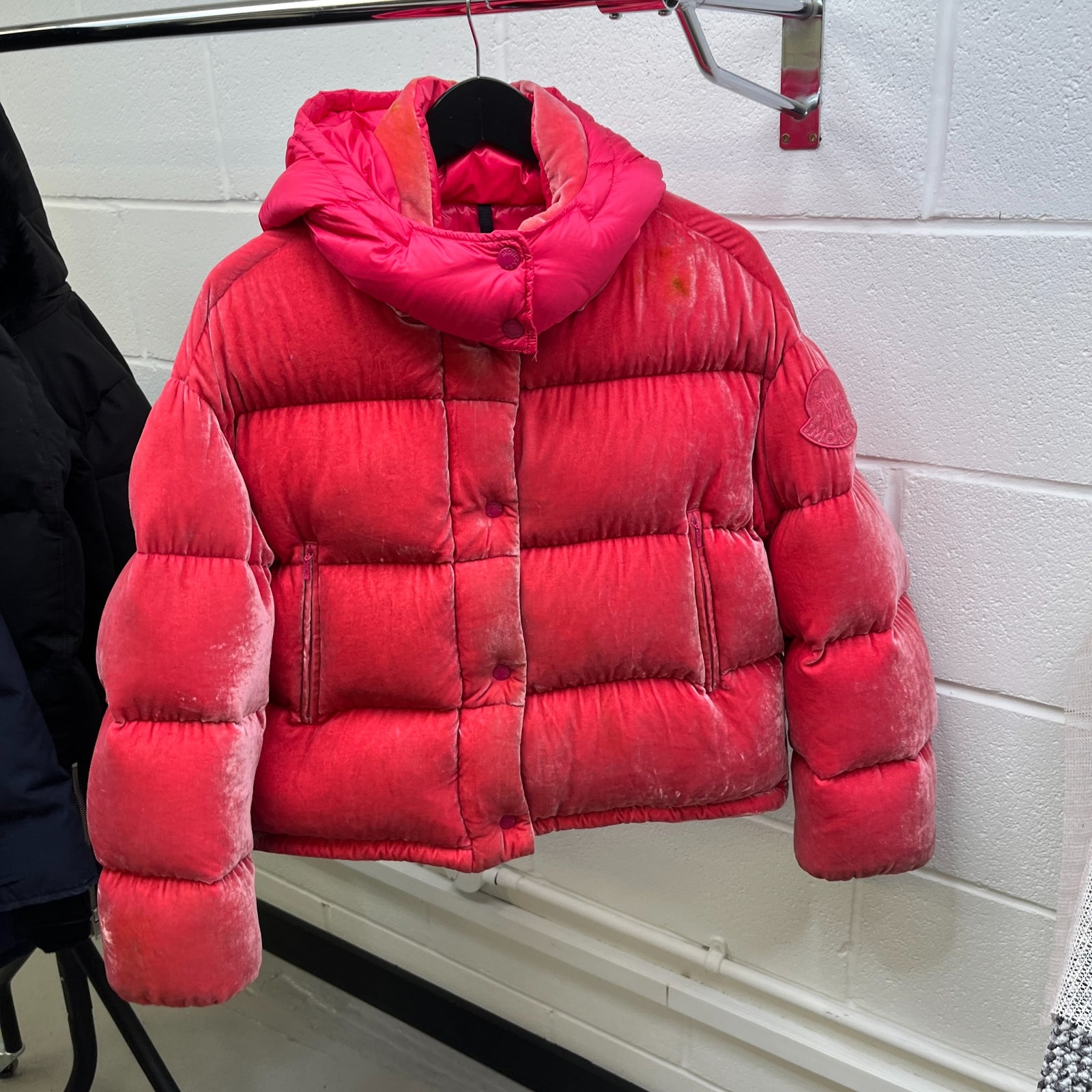Women's Caille Down Jacket Pink Size 1 / UK 10 - Photo 8