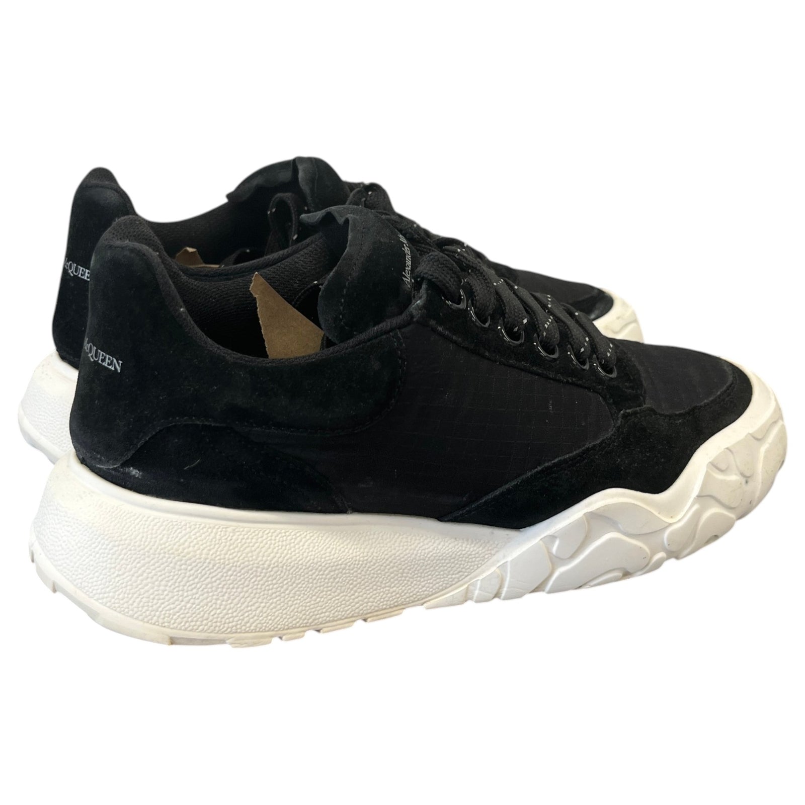 Women's Oversized Low Trainers Black Size UK 4 / EU 37 - Photo 8