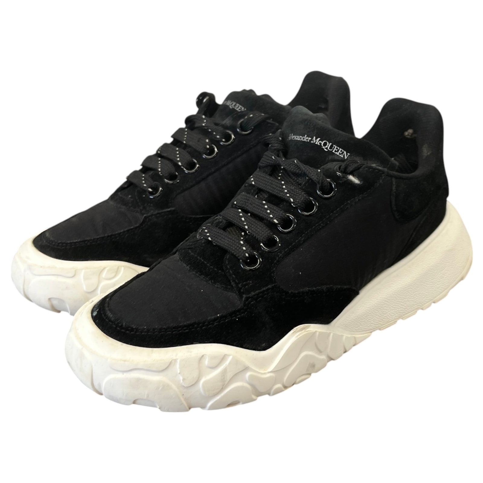 Women's Oversized Low Trainers Black Size UK 4 / EU 37 - Photo 9