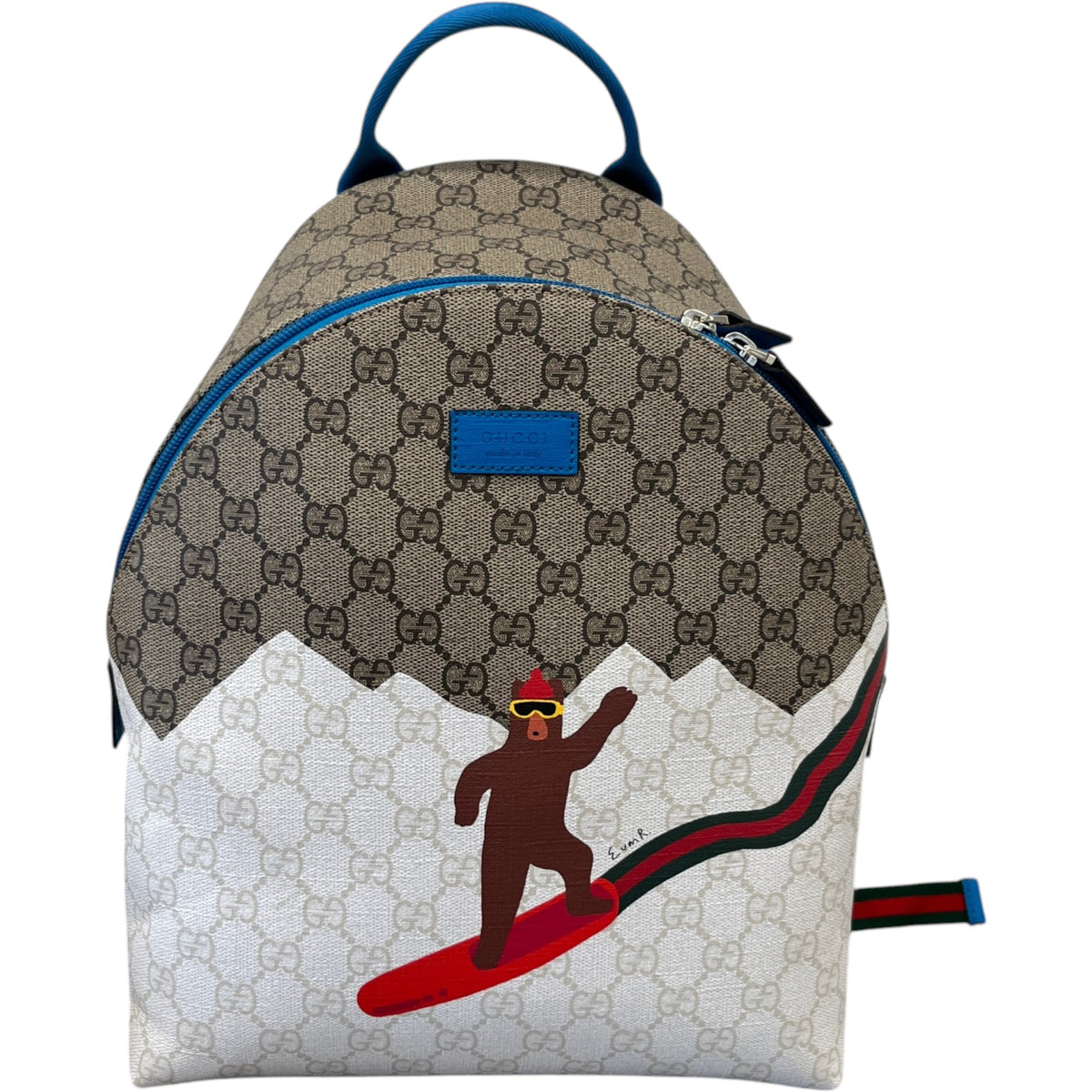 Men's Junior X Euan Roberts GG Supreme Backpack Beige - Photo 1