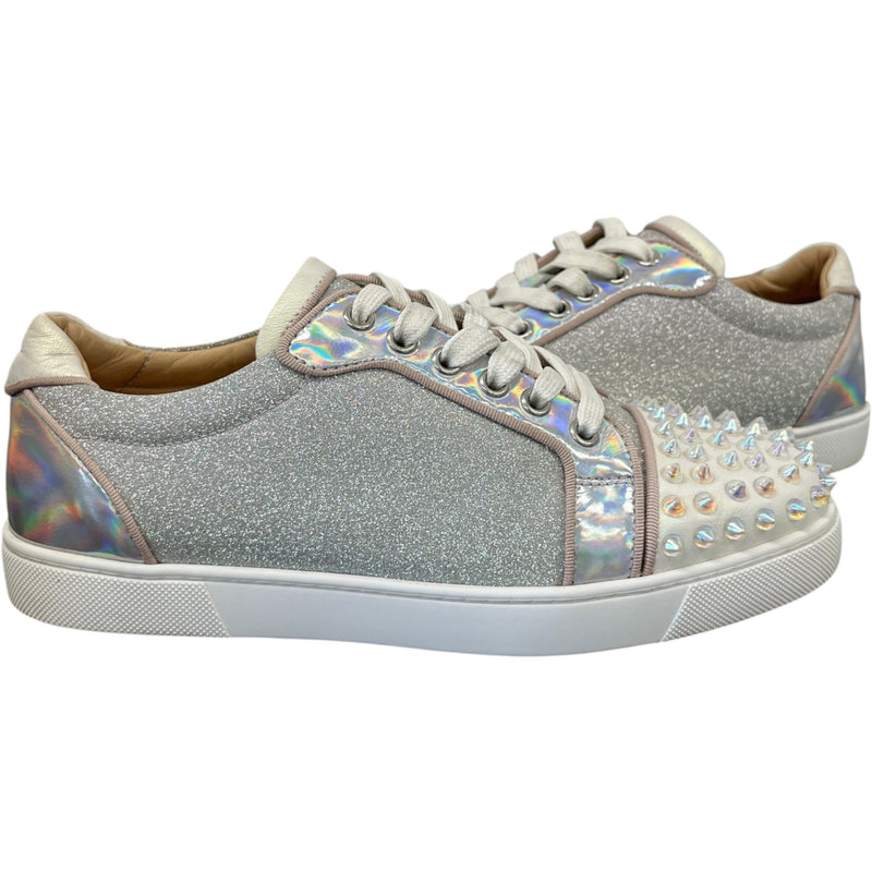 Women's Vieira 2 Glittered Low Trainers Silver Size EU 38 / UK 5