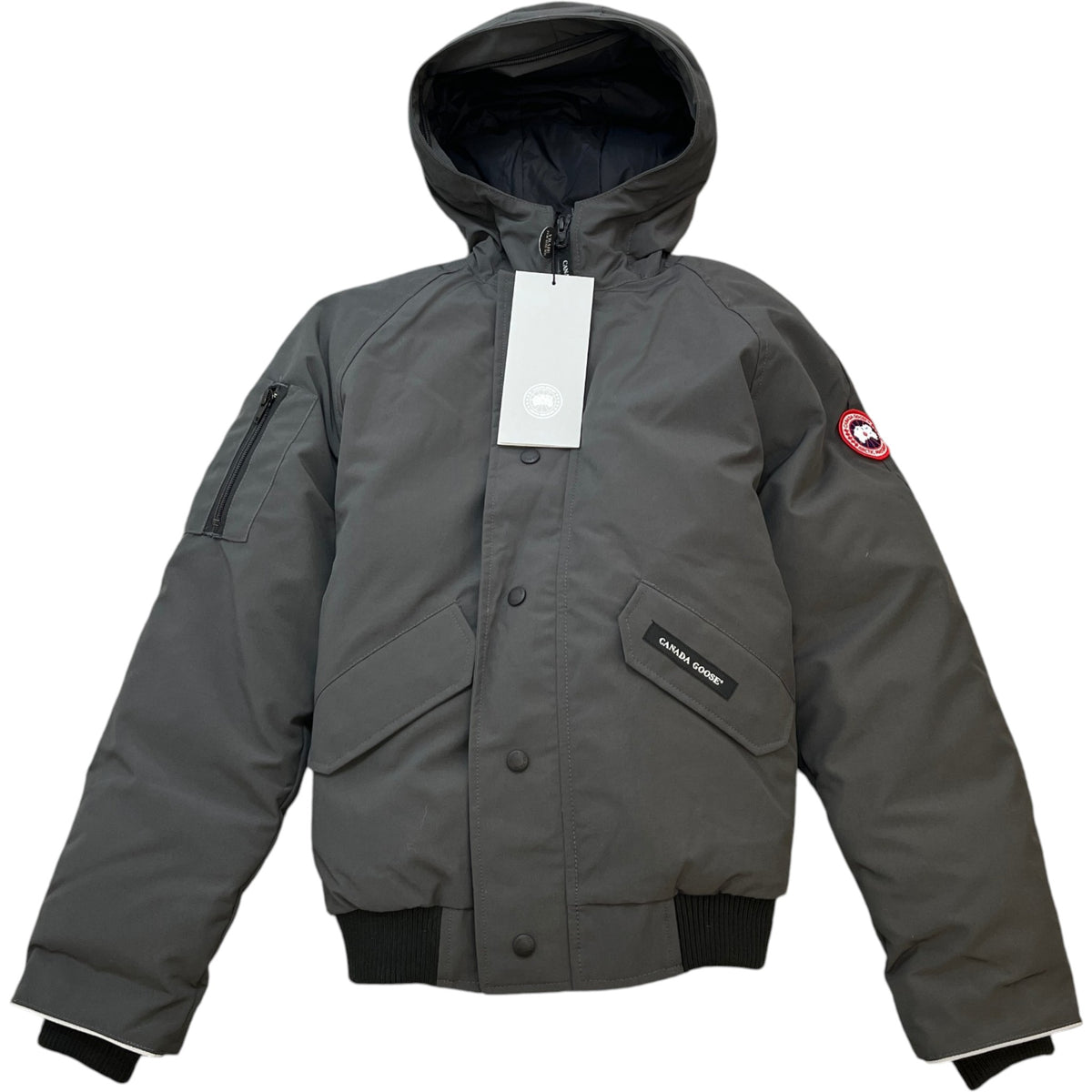 Boy's Rundle Bomber Down Jacket Grey Size 16 years - Photo 1