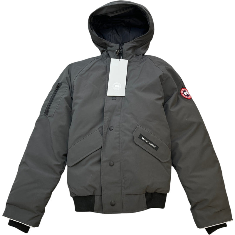 Boy's Rundle Bomber Down Jacket Grey Size 16 years