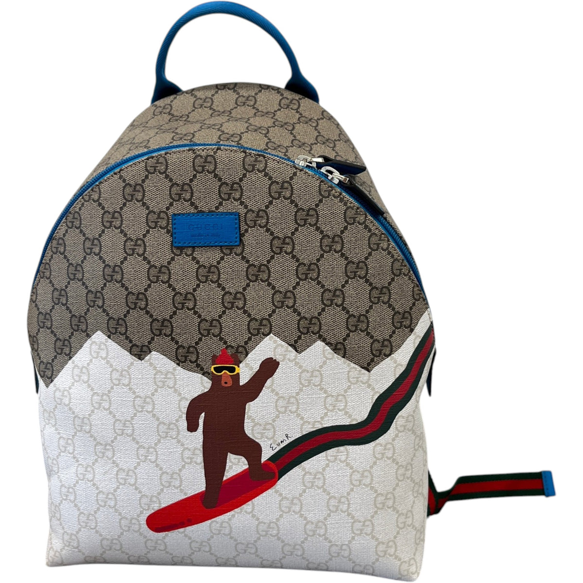 Men's Junior X Euan Roberts GG Supreme Backpack Beige - Photo 5