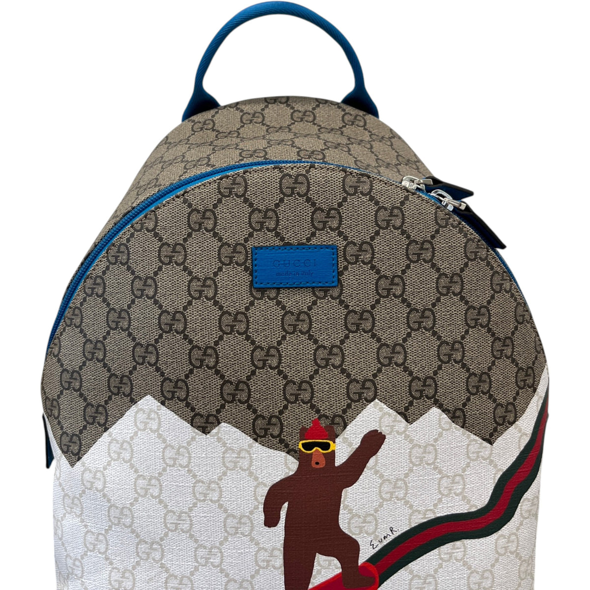 Men's Junior X Euan Roberts GG Supreme Backpack Beige - Photo 10
