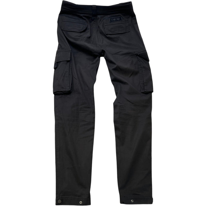 Men's Logo Cargos Black Size XS