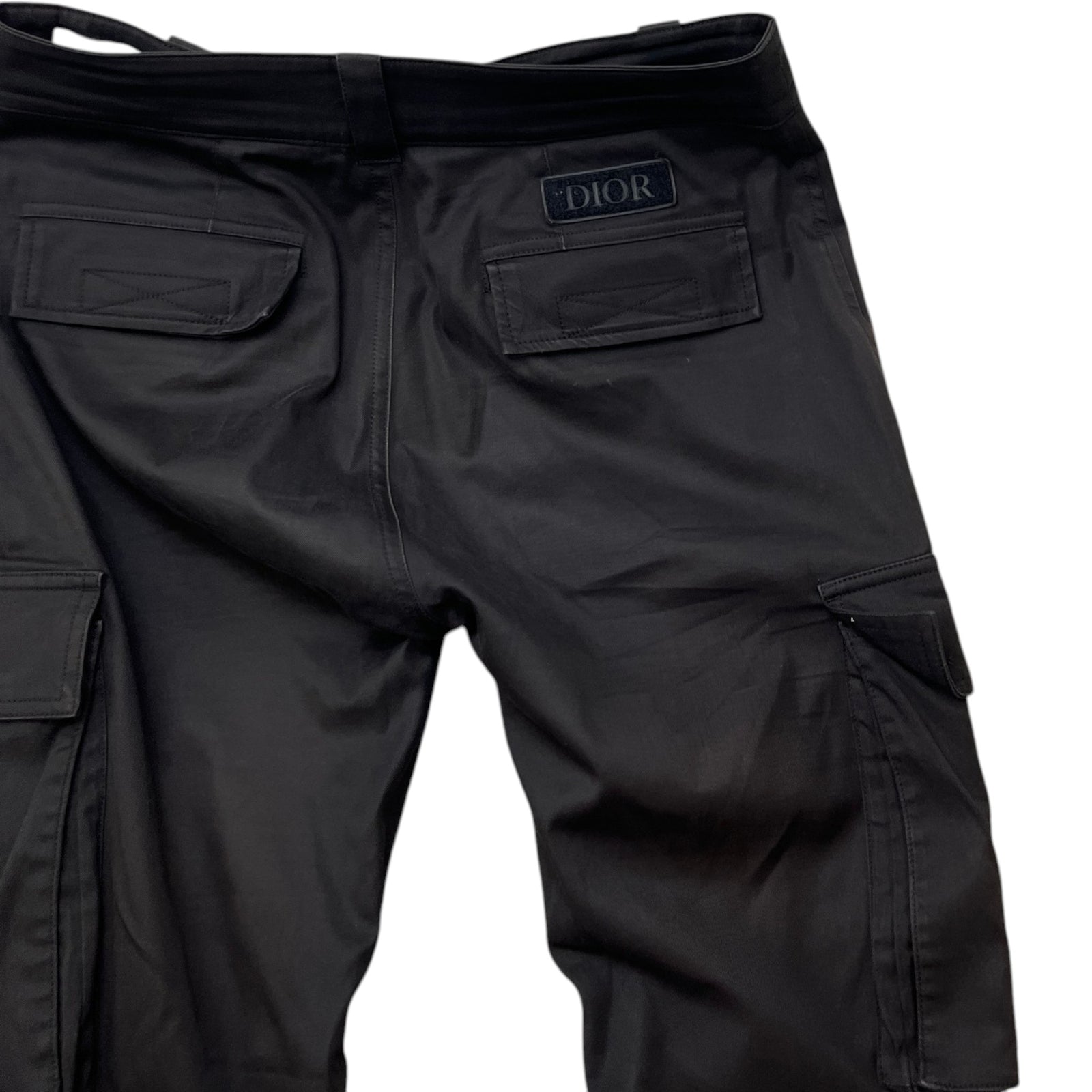 Men's Logo Cargos Black Size XS - Photo 6