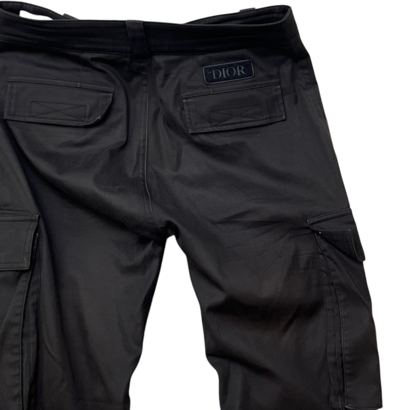 Men's Logo Cargos Black Size XS