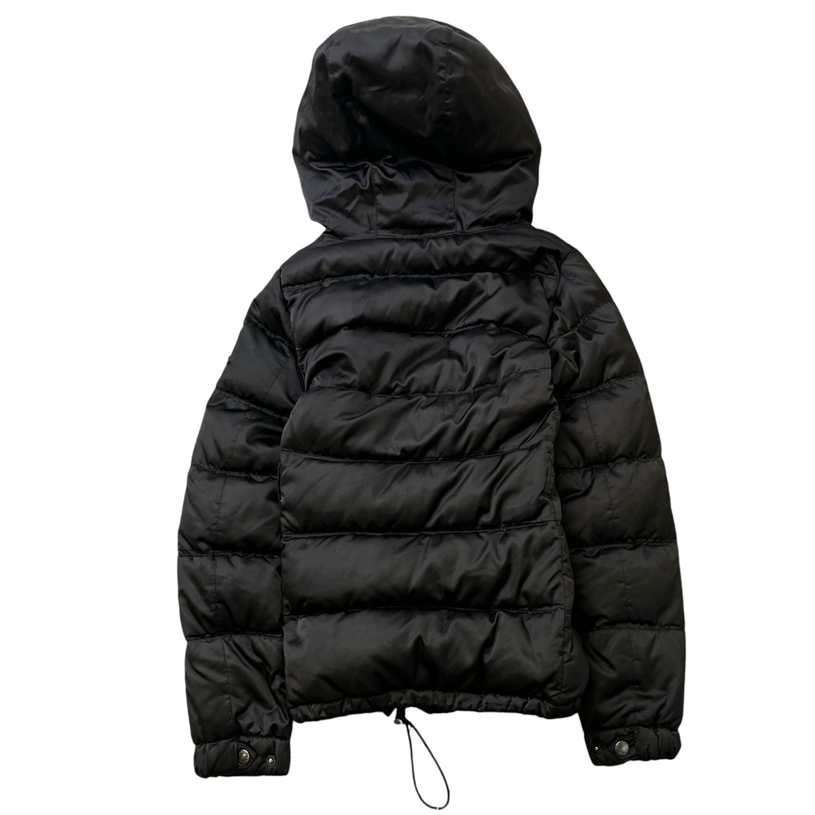 Women's Plaque Logo Down Jacket Black Size IT 42 / UK 10 - Photo 2
