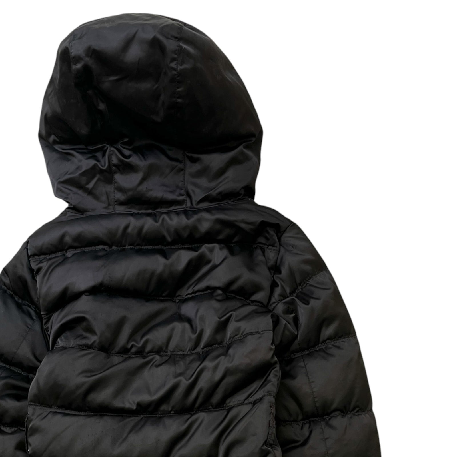 Women's Plaque Logo Down Jacket Black Size IT 42 / UK 10 - Photo 4