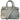 Women's Checkered Banner Handbag Grey