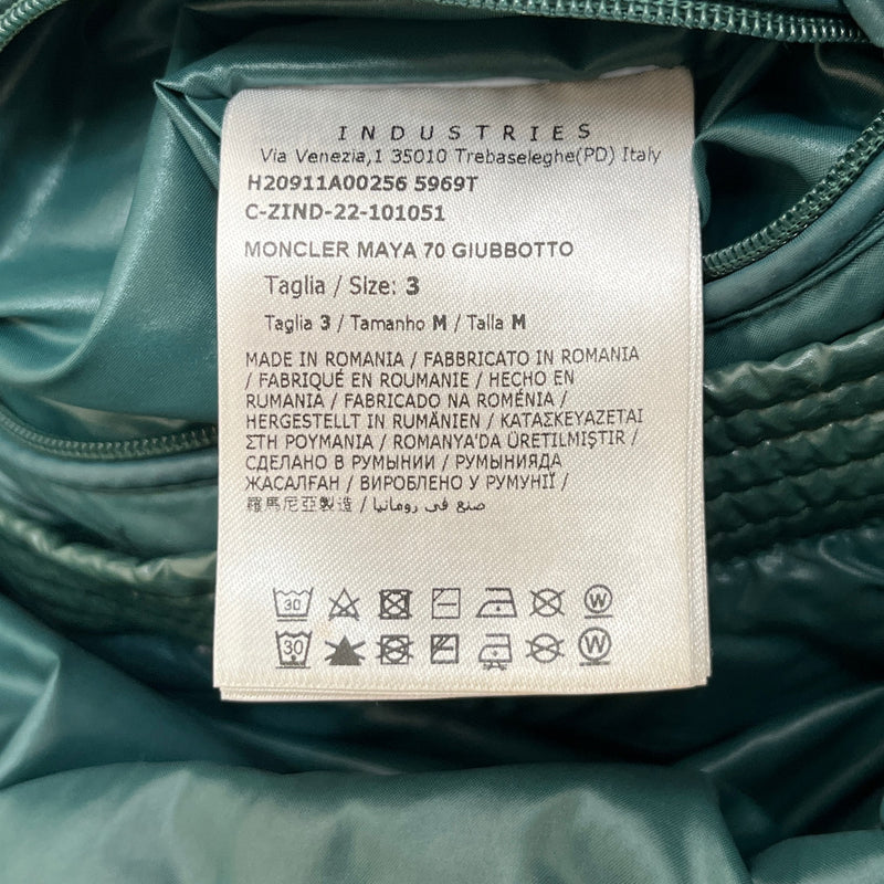 Men's Maya 70th Anniverary Down Jacket Green Size 3 / L