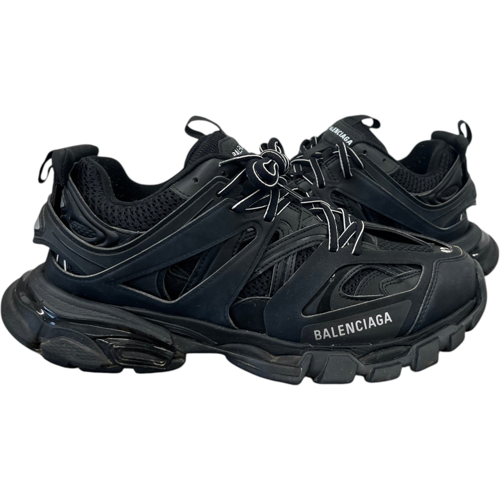 Men's Tracks Low Trainers Black Size EU 42 / UK 8 - Photo 3