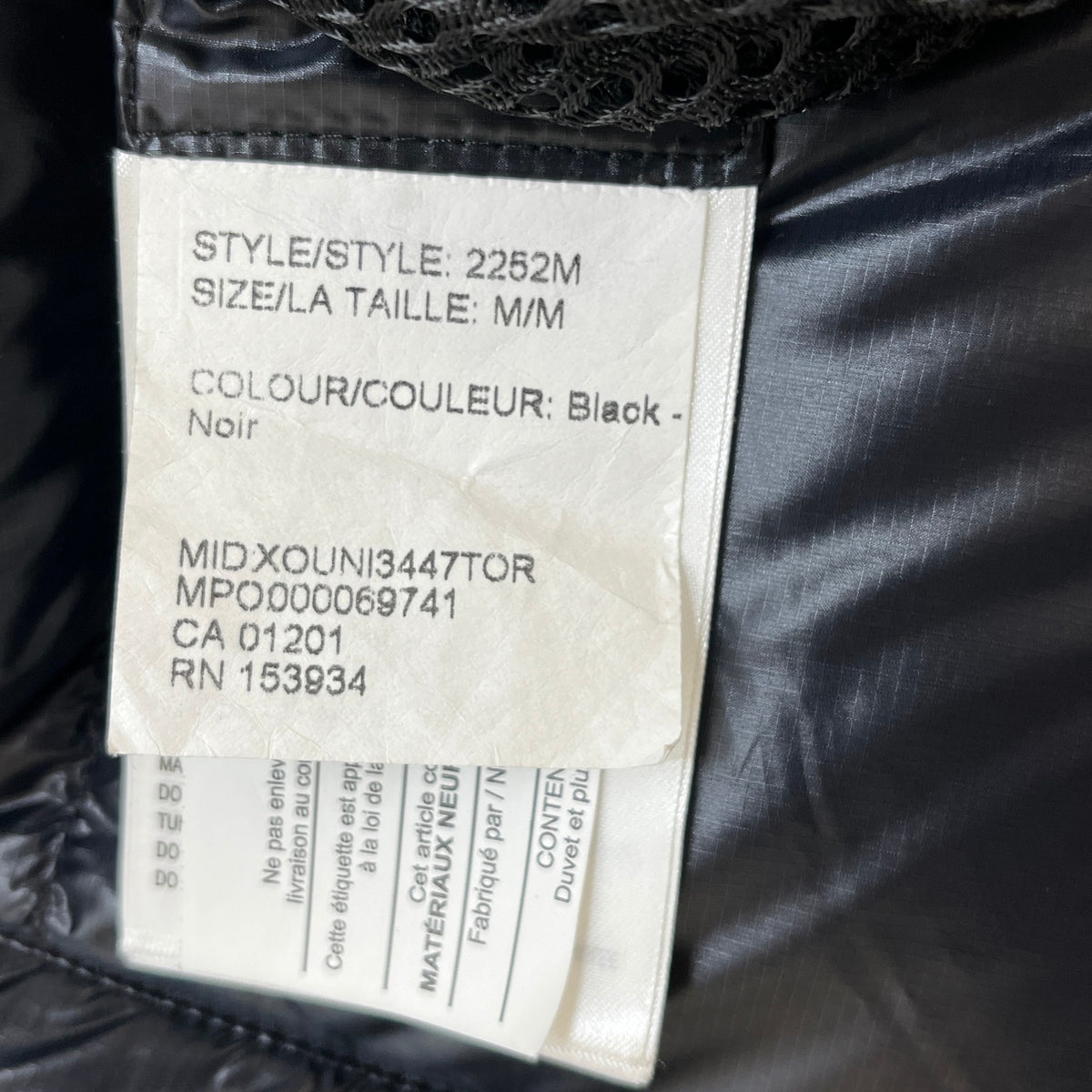 Men's Crofton Down Jacket Black Size M - Photo 7