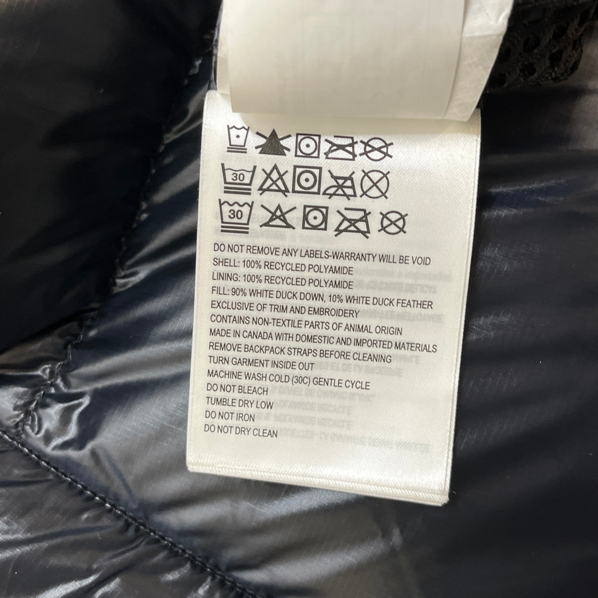 Men's Crofton Down Jacket Black Size M - Photo 8