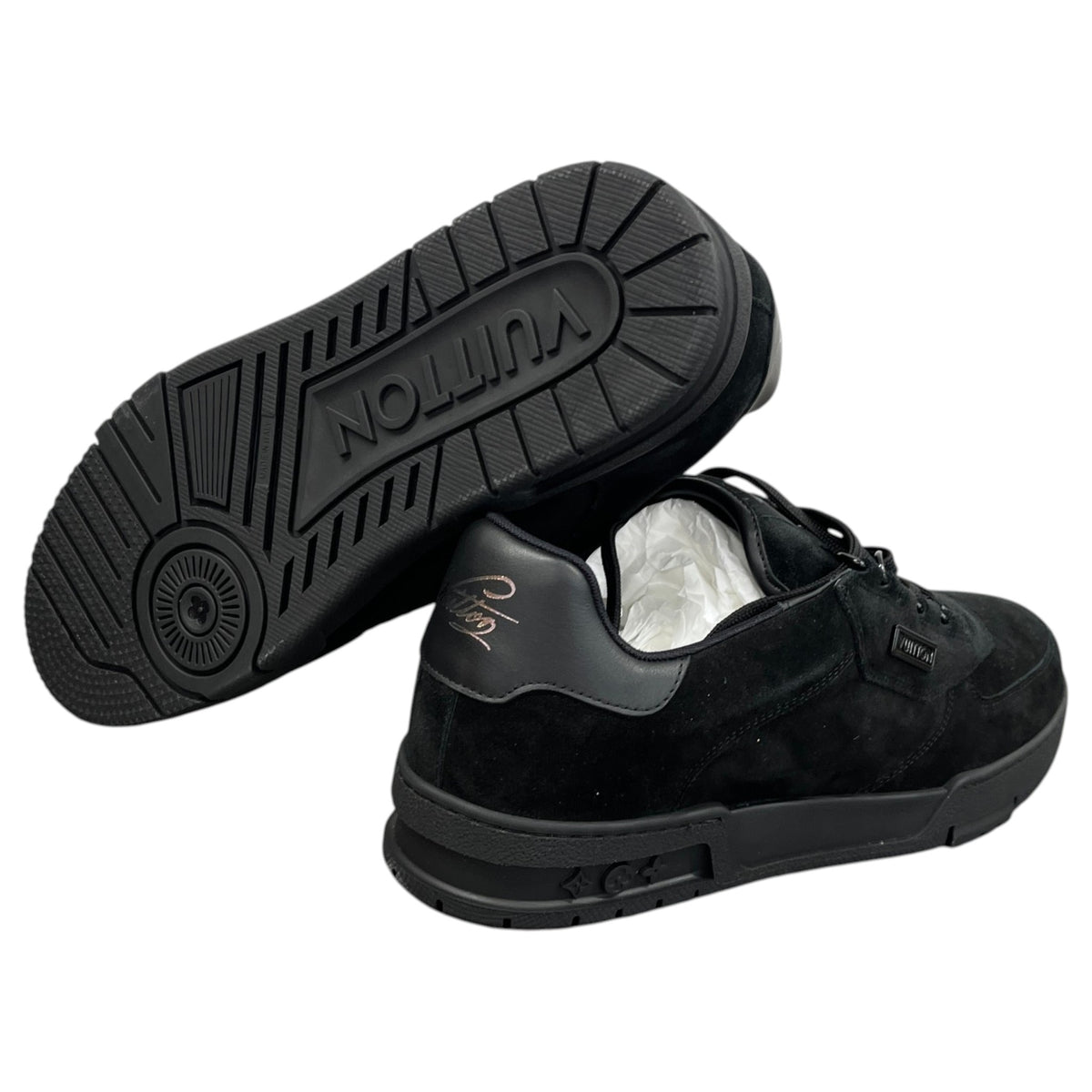 Men's LV Low Trainers Black Size UK 8 / EU 42 - Photo 10