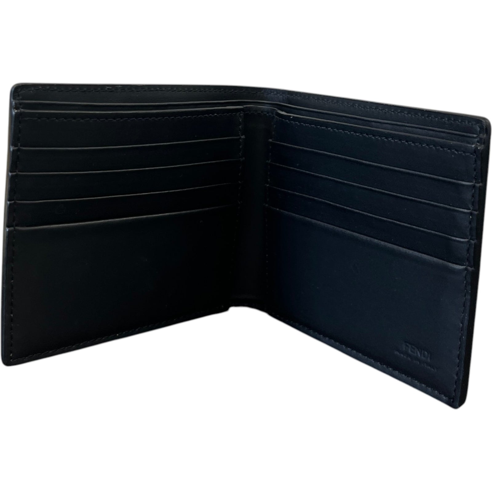 Men's Ff Embrossed Wallet Navy - Photo 8