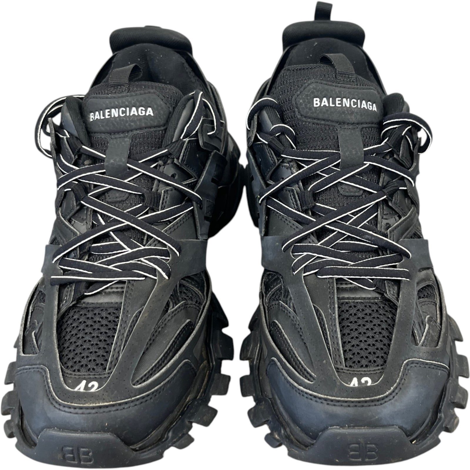 Men's Tracks Low Trainers Black Size EU 42 / UK 8 - Photo 6