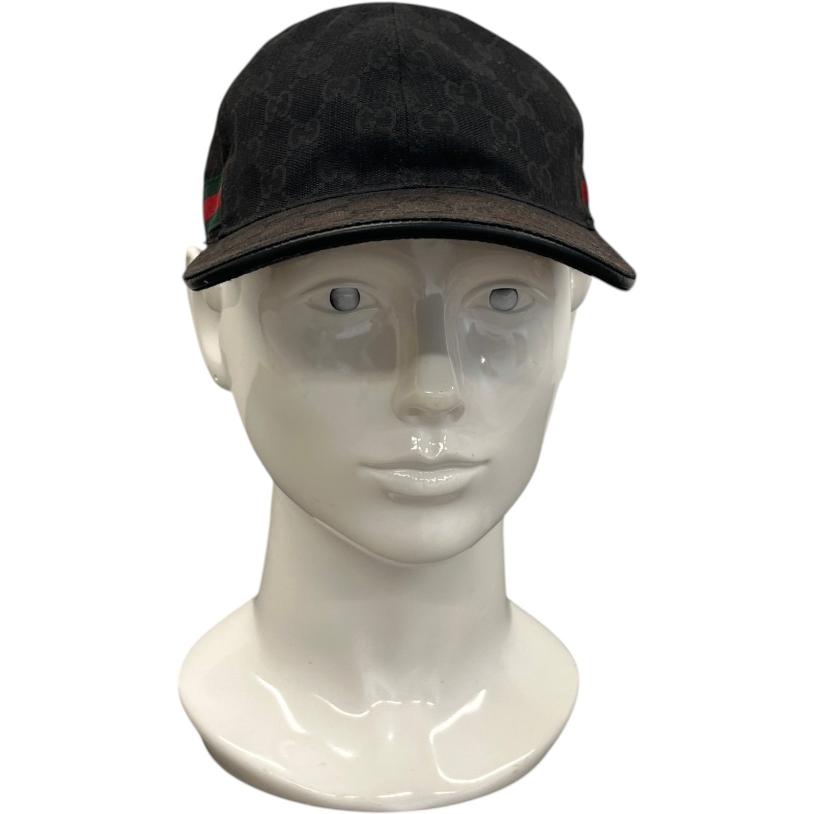 Men's GG Supreme Web Hat Black Size S - Photo 2