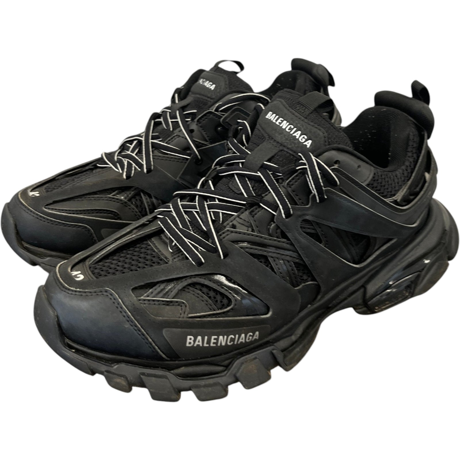Men's Tracks Low Trainers Black Size EU 42 / UK 8 - Photo 9