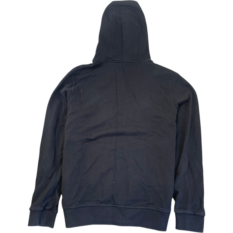 Men's Logo Print Hoodie Black Size M
