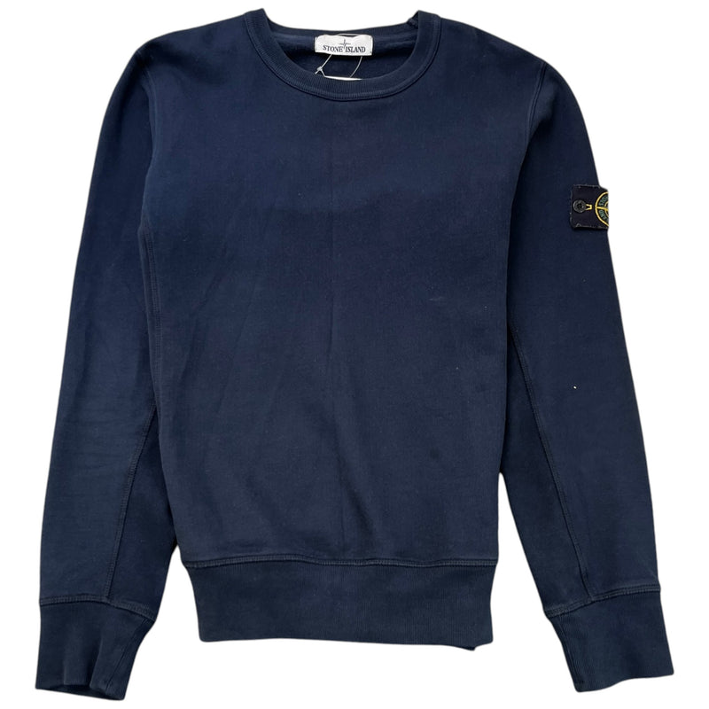 Men's Applique Logo Sweatshirt Navy Size M