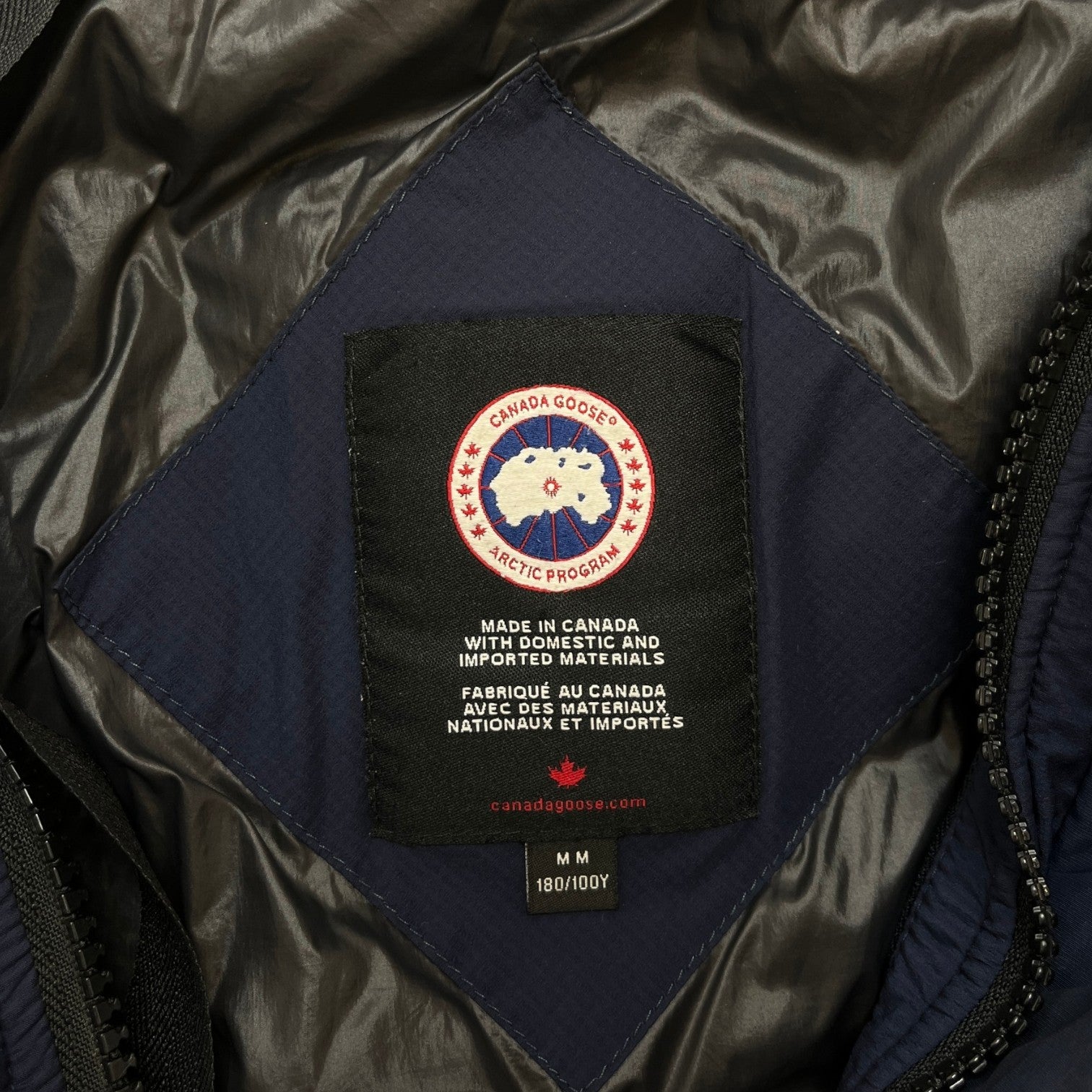 Men's Armstrong Down Jacket Navy Size M - Photo 6
