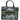 Women's Medium Book Tote Zodiac Embroidery Bag Navy