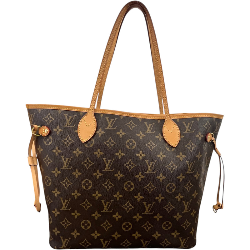 Women's Monogram Neverfull Mm Tote Bag Brown