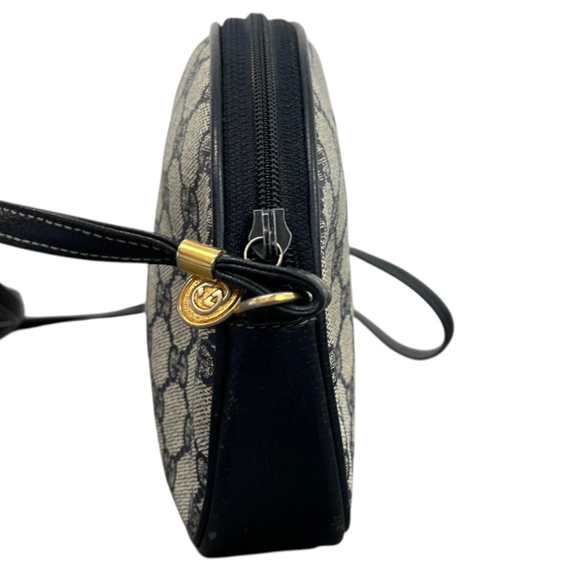 Women's GG Supreme Oval Crossbody Bag Navy
