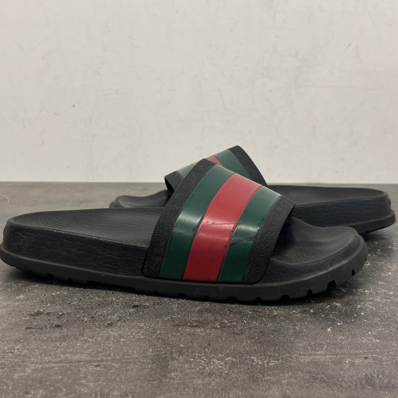 Men's Web Slides Black Size UK 11 / EU 45