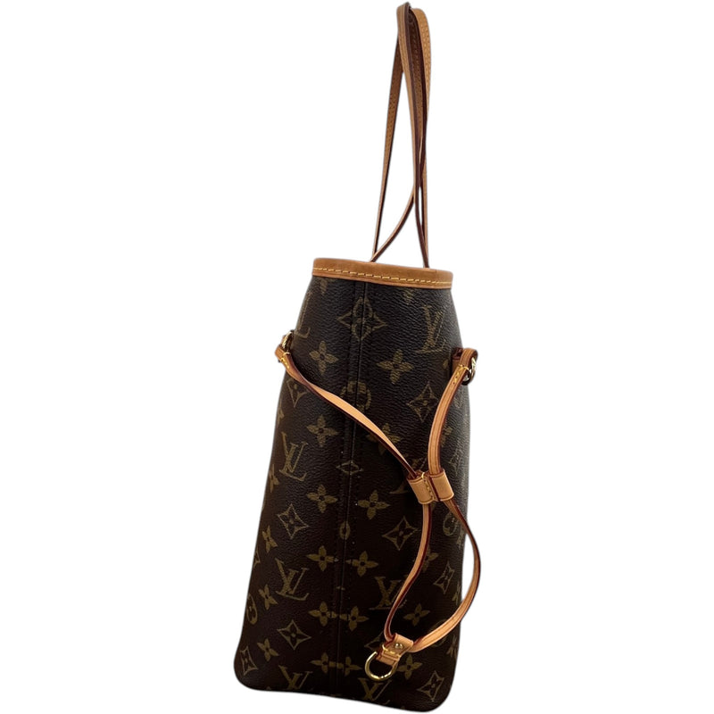 Women's Monogram Neverfull Mm Tote Bag Brown