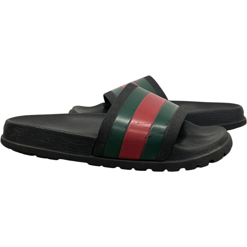 Men's Web Slides Black Size UK 11 / EU 45