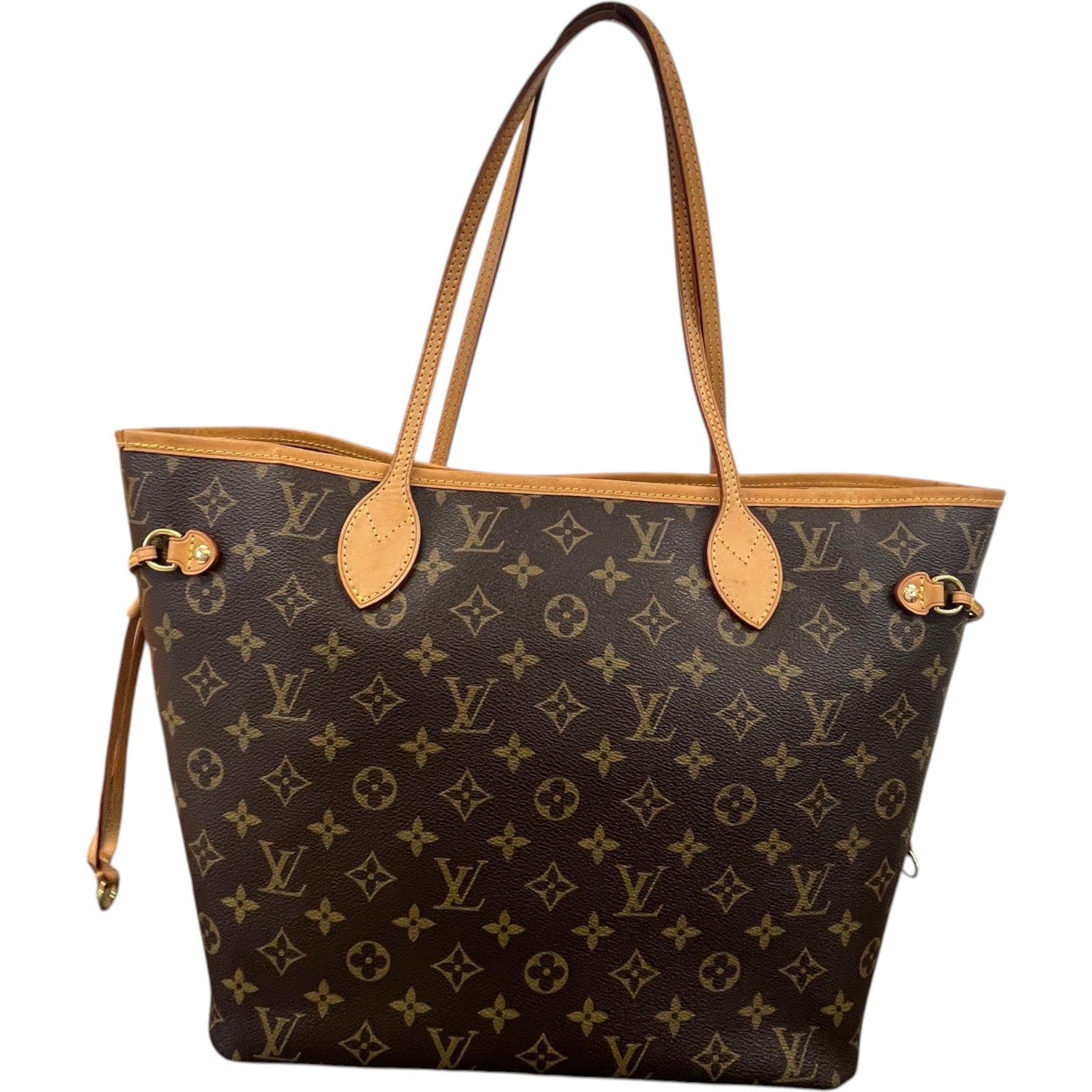 Women's Monogram Neverfull Mm Tote Bag Brown - Photo 3