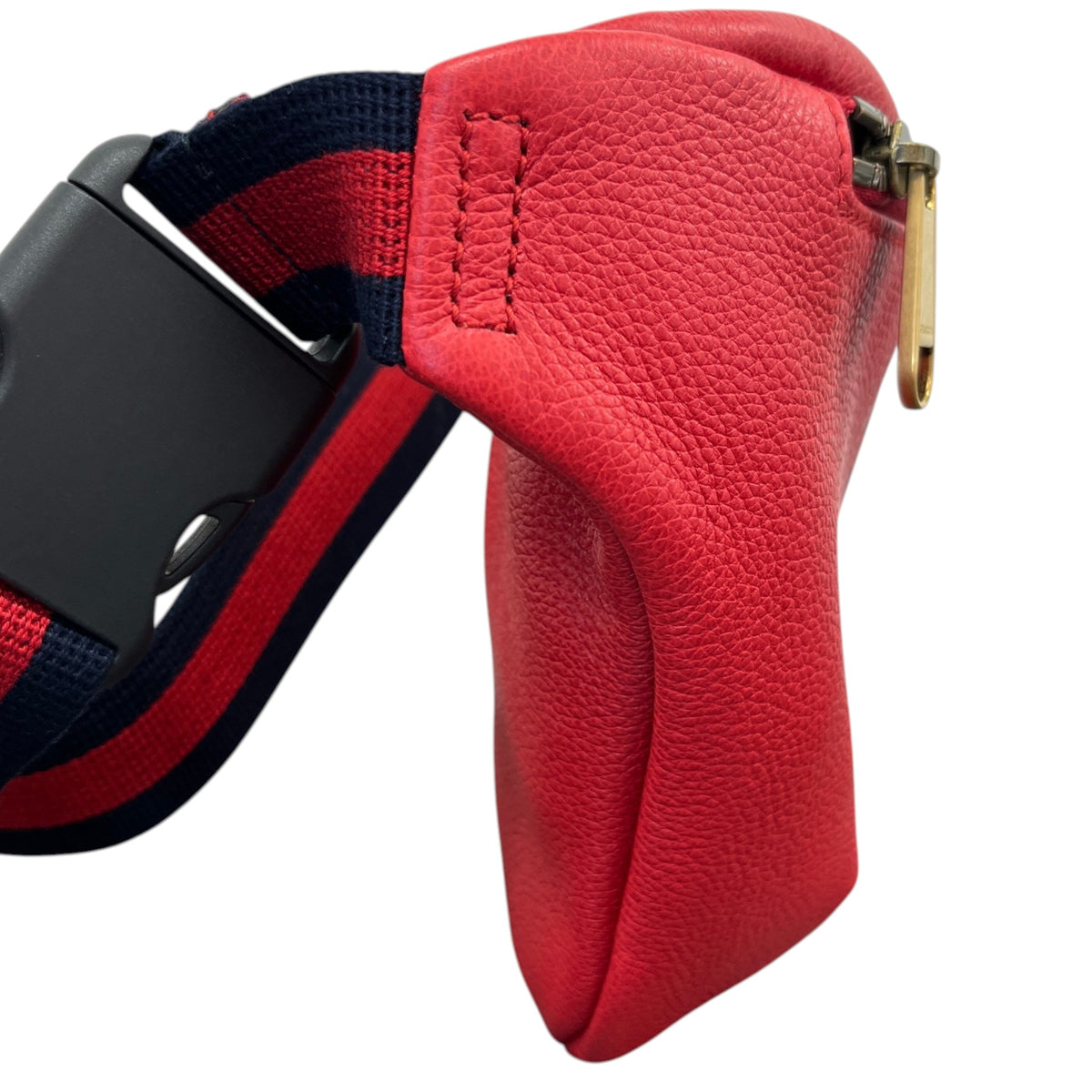 Men's Logo Print Belt Bag Red - Photo 6