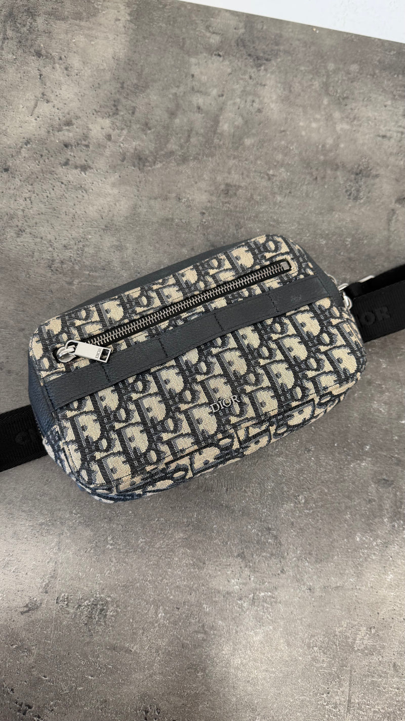 Dior Men's Oblique Safari Belt Bag Black