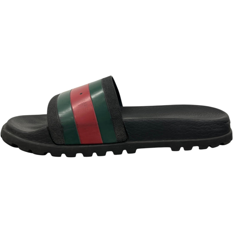 Men's Web Slides Black Size UK 11 / EU 45