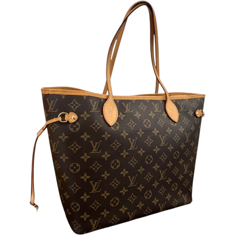 Women's Monogram Neverfull Mm Tote Bag Brown