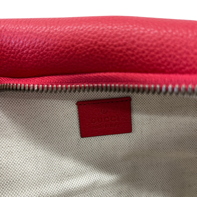 Men's Logo Print Belt Bag Red