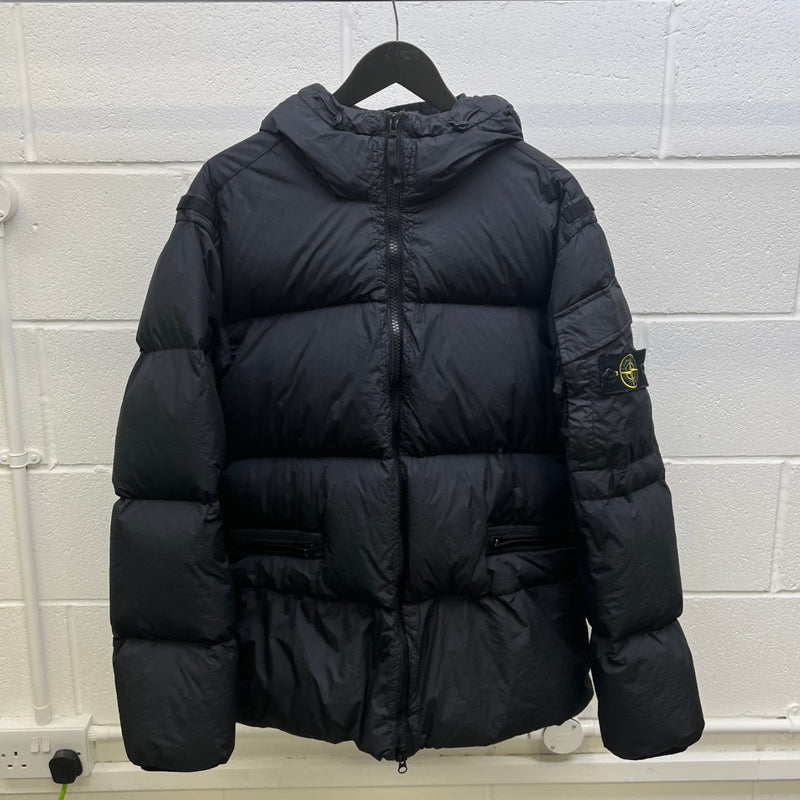 Men's Crinkle Reps R-Ny Down Jacket Black Size XL