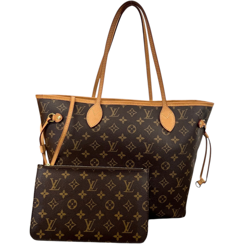 Women's Monogram Neverfull Mm Tote Bag Brown