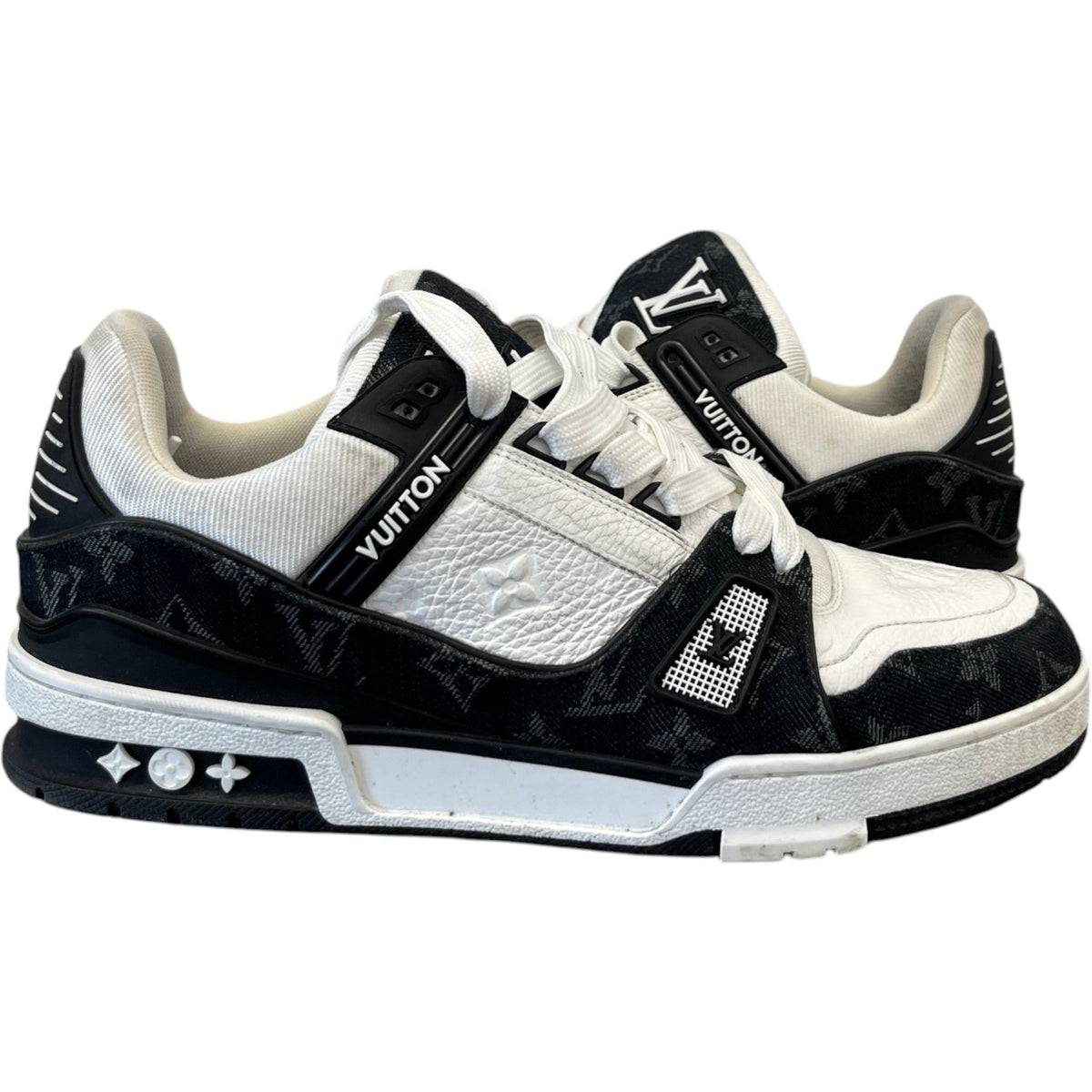Men's LV Low Trainers Black Size UK 8 / EU 42 - Photo 3
