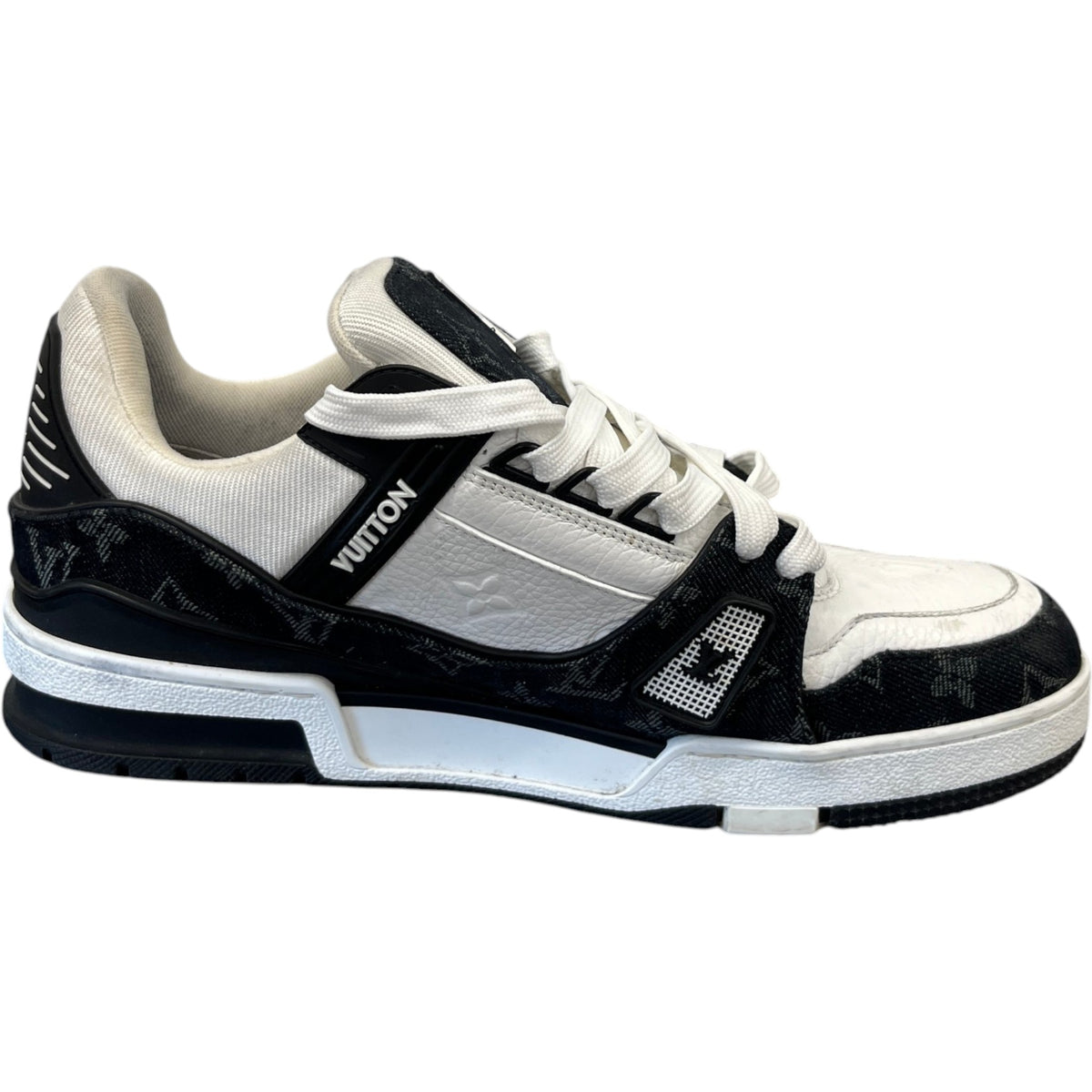 Men's LV Low Trainers Black Size UK 8 / EU 42 - Photo 4