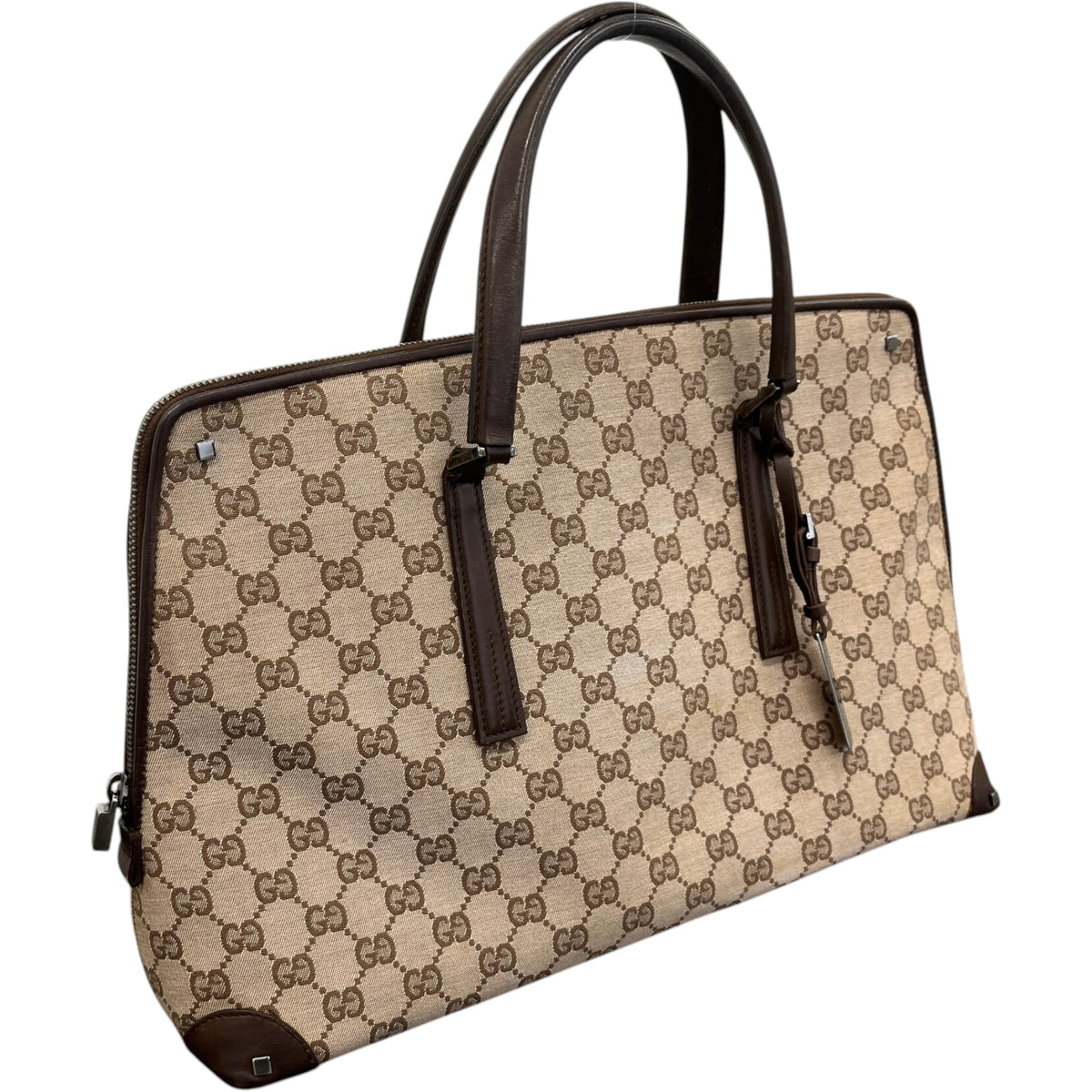 Women's GG Supreme Handbag Beige - Photo 4