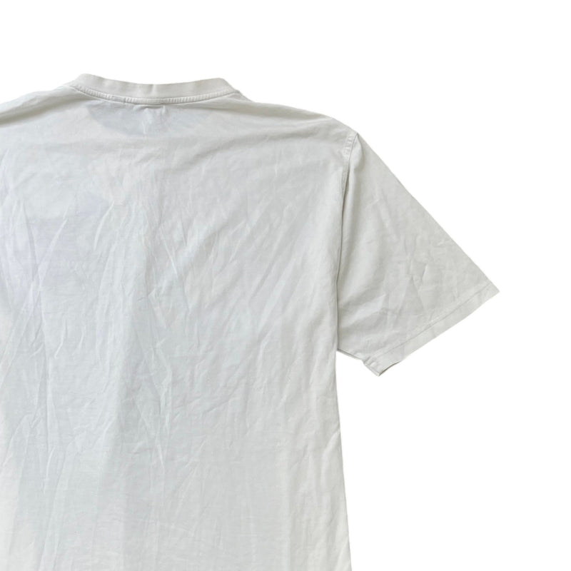 Men's Logo Print T-Shirt White Size L